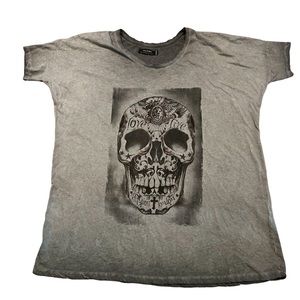 RELIGION Tshirt size XXL with skeleton